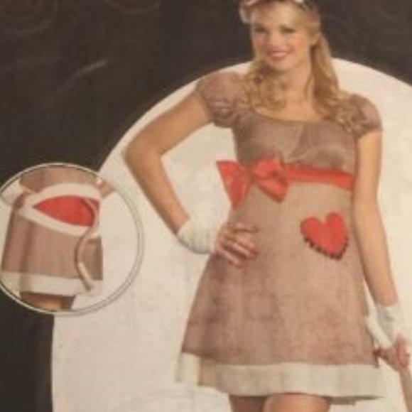 🆕 Ms. Sock Monkey Deluxe Adult Costume Medium NWT/NEW - Picture 4 of 14